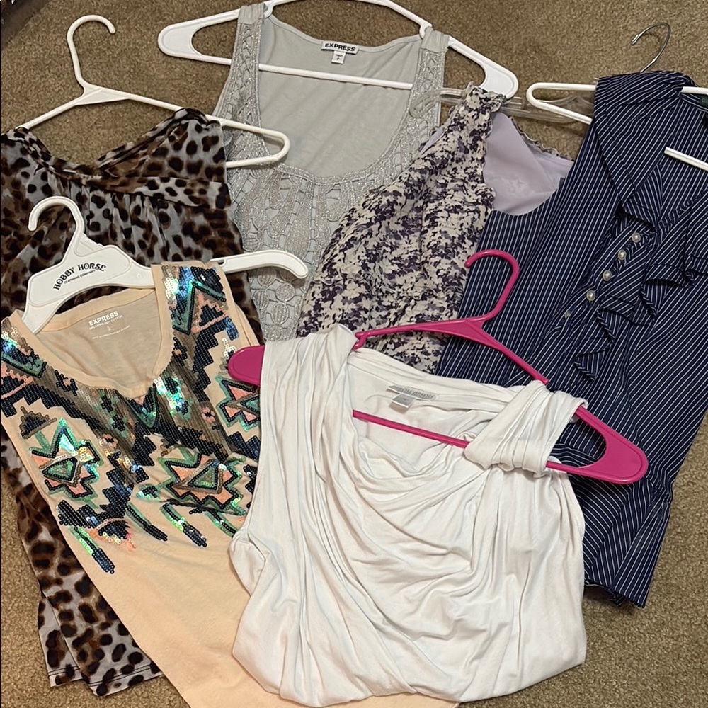 Women's Top lot Express, Ralph Lauren and more